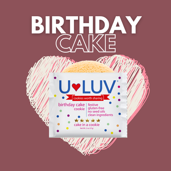 U-LUV Foods Birthday Cake Cookie